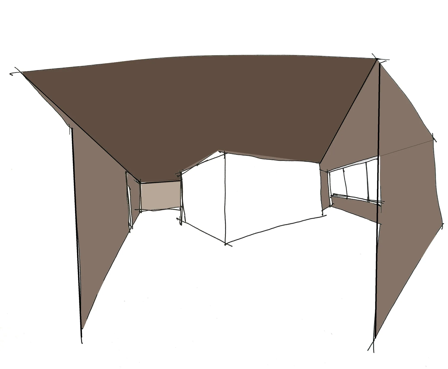 地球的公转效应阳光与胡桃木空间手绘